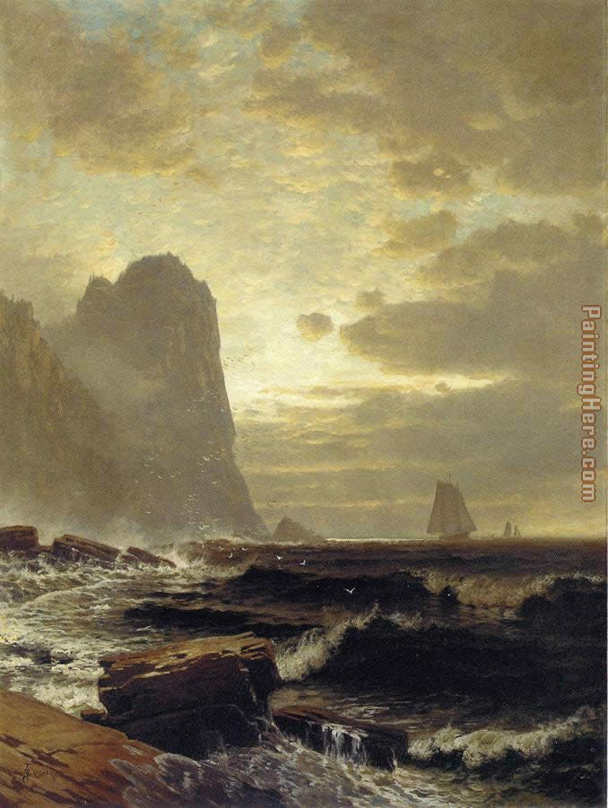 At the South Head_ Grand Manan painting - Alfred Thompson Bricher At the South Head_ Grand Manan art painting